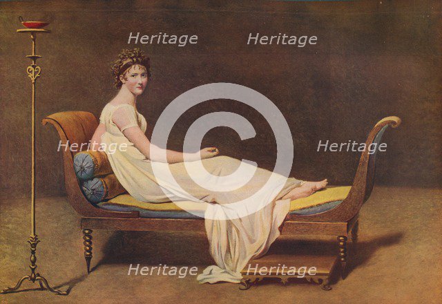 'Madame Recamier', 1800, (c1915). Creator: Jacques-Louis David.