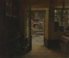 Flemish interior, 1912. Creator: Emile Renard.