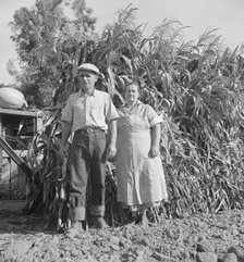 Rehabilitation family, near Visalia, California, 1938. Creator: Dorothea Lange.