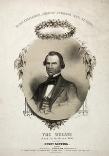 The Wreath - Sheet Music Cover. Creator: Winslow Homer (American, 1836-1910).