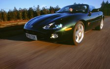 2002 Jaguar XKR convertible. Artist: Unknown.