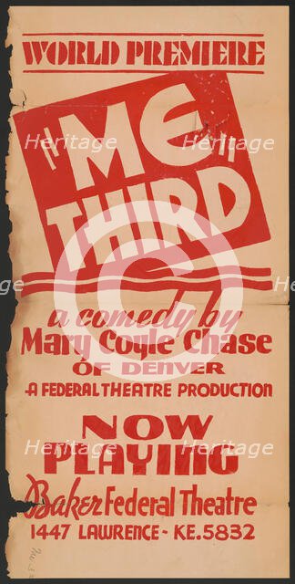 Me Third, Denver, 1936. Creator: Unknown.