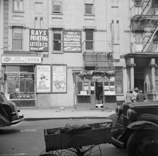 Scene in Harlem area, New York, 1943. Creator: Gordon Parks.
