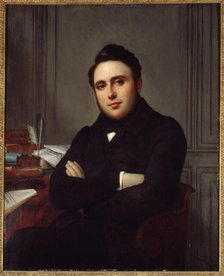 Alexandre-Auguste Ledru-Rollin (1807-1874), journalist and politician, 1838. Creator: Angélique Mongez.