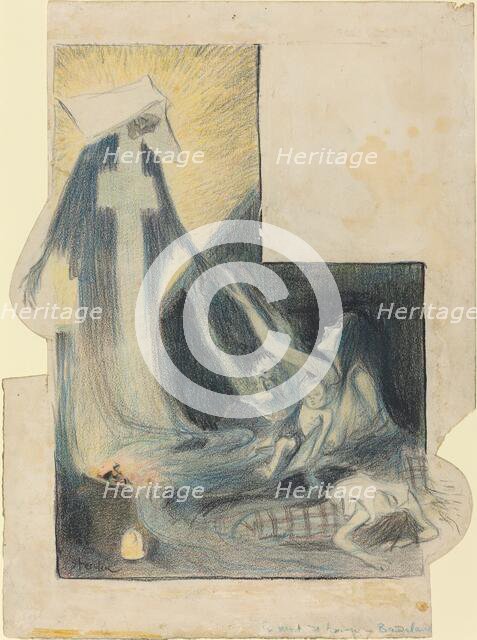 La mort des pauvres - Baudelaire, 1894. Creator: Theophile Alexandre Steinlen.