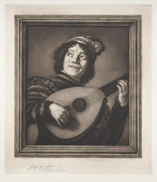 The Lute Player, 19th-20th century. Creator: Samuel Arlent-Edwards (American, 1862-1938).