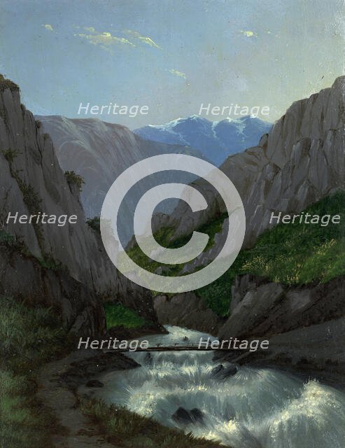 Jasper quarry on the Korgon River, 1880-1897. Creator: Pavel Mikhailovich Kosharov.