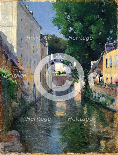 The River Isole (Quimperlé), 1901. Artist: Beruete y Moret, Aureliano de (1845-1912)