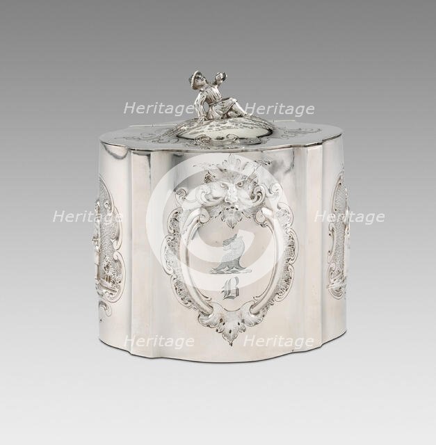 Tea Caddy, 1850/57. Creators: Vincent Laforme, Francis J. Laforme.