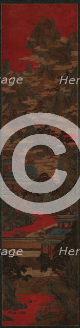 Palace Ladies Watching the Sunset, Ming dynasty, 16th-17th century. Creator: Unknown.