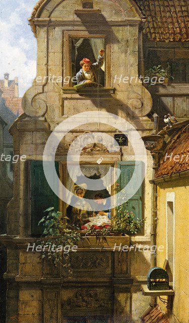 The Intercepted Love Letter, ca 1855.