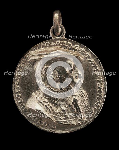 Wilhelm Löffelholz von Kolberg, 1501-1554, Patrician of Nuremberg [obverse], 1541. Creator: Matthes Gebel.