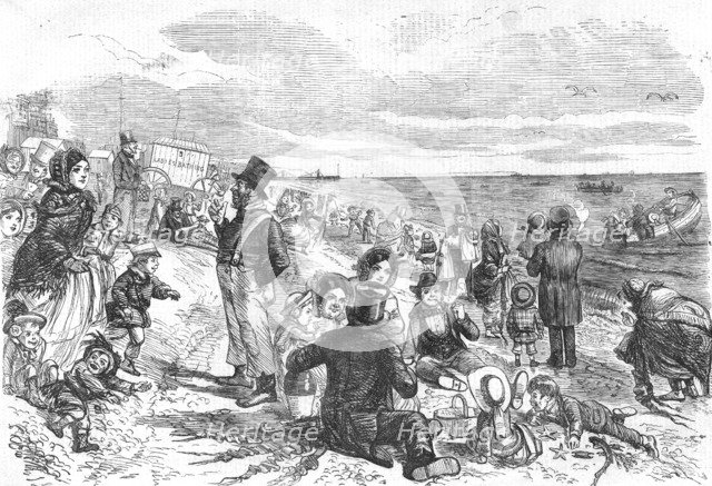 'Eight Hours at the Sea-Side', 1856. Artist: Unknown.