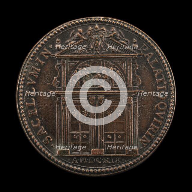 Entrance Portal of the Cappella Paolina [reverse], 1619. Creator: Giacomo Antonio Moro.