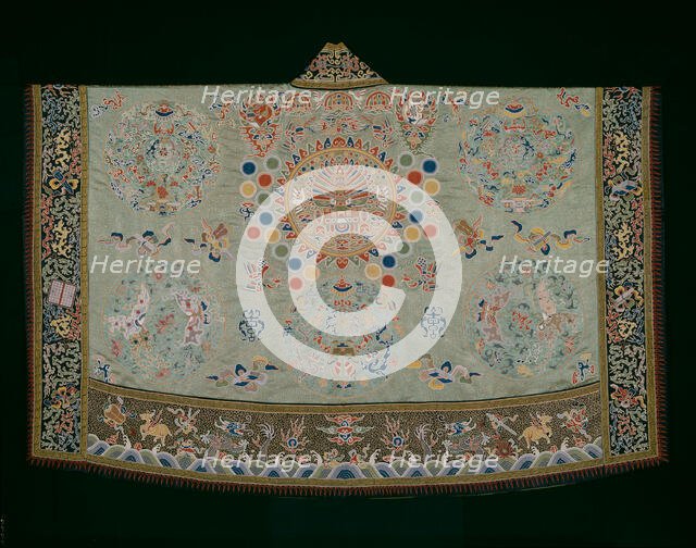 Vestment (For a First-degree Taoist Priest), China, Qing dynasty (1644-1911), 1825/75. Creator: Unknown.