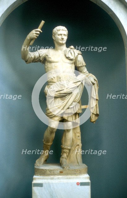 Augustus Caesar, first Roman Emperor. Artist: Unknown