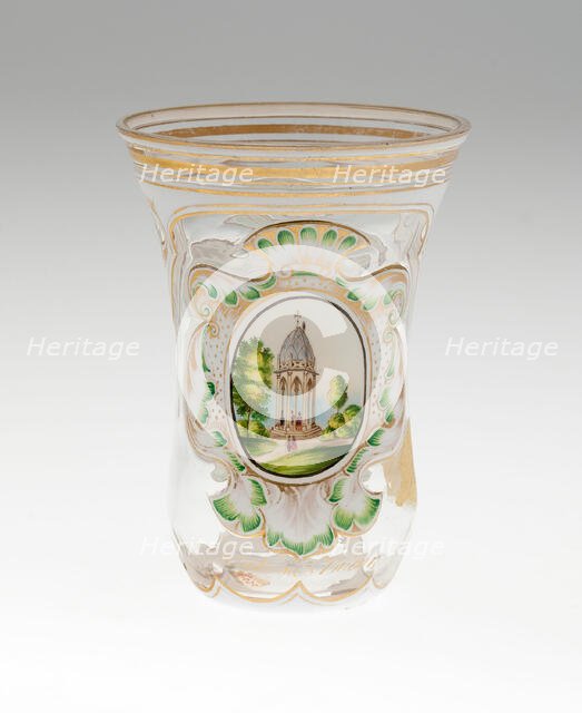 Beaker, Bohemia, c. 1850. Creator: Bohemia Glass.