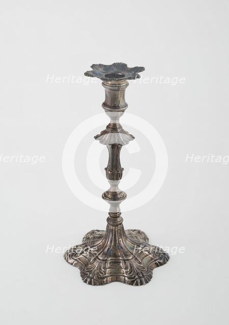 Candlestick, London, 1762/63. Creator: Ebenezer Coker.