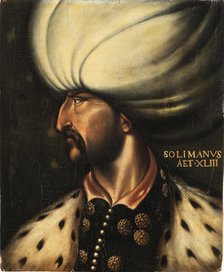 Portrait of Sultan Suleiman I the Magnificent (1494-1566), . Creator: Dell'Altissimo; Cristofano (1525-1605).