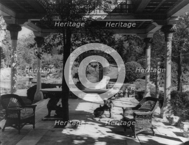 "Laurelton Hall," Louis Tiffany Foundation, Laurel Hollow, Cold Spring Harbor, New York, c1918. Creator: Frances Benjamin Johnston.