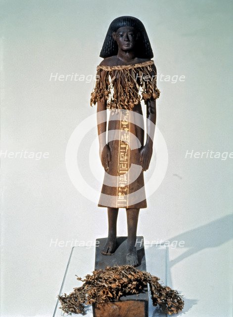 Statuette of a woman from the Tomb of Kha.