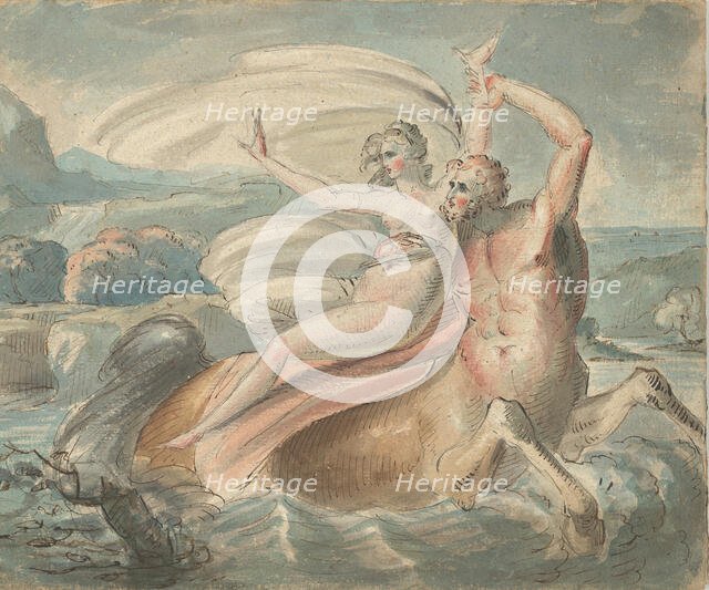 The Abduction of Deianira, 1770-80. Creator: William Hamilton.