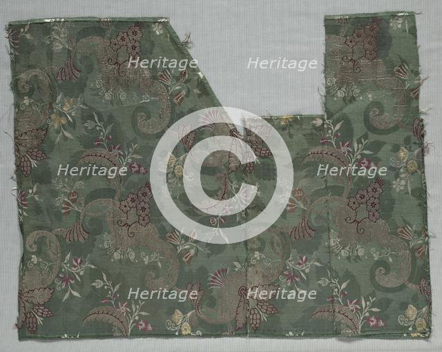 Length of Silk Damask, 1700s. Creator: Unknown.