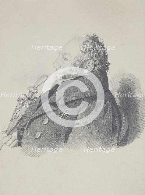 Portrait of Vasily Vasilyevich Kochubey (1784-1844), c. 1832. Creator: Hampeln, Carl, von (1794-after 1880).