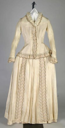 Morning dress, American, 1887. Creator: Unknown.