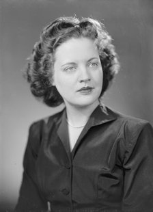 Wolberg, Marion E., Miss. - Portrait, 1947. Creator: Harris & Ewing.