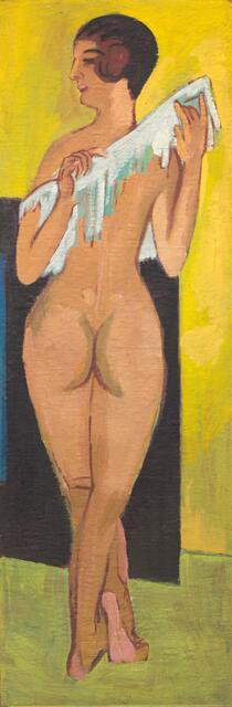 Nude Figure [reverse], 1907. Creator: Ernst Kirchner.