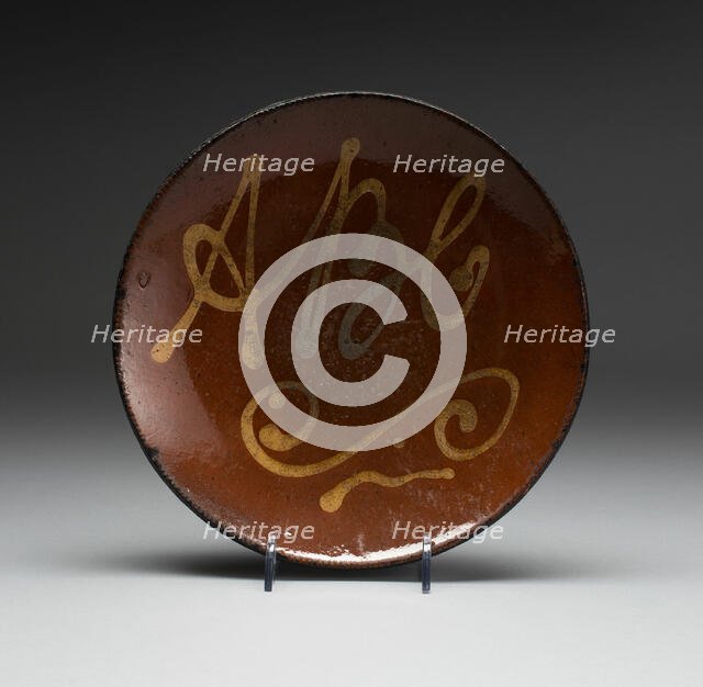 Plate, 1825/55. Creator: Asa E. Smith.