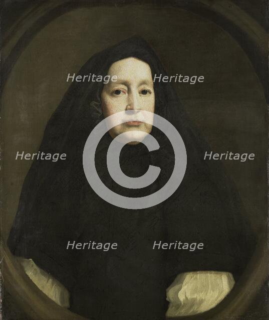 Portrait of Katharine Elliot (died 1688), Dresser of Duchess Anne of York and First Woman of the Bed Creator: Unknown.