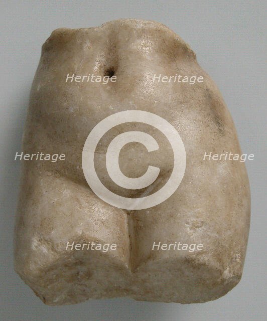 Fragment of a Female Figure, Coptic, 4th-7th century. Creator: Unknown.