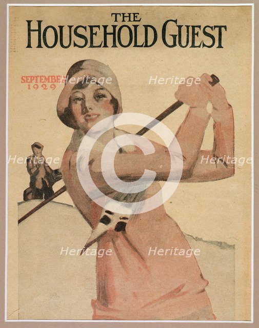 Cover of The Household Guest magazine, September 1929. Artist: Unknown