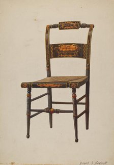 Hitchcock Chair, c. 1941. Creator: David S De Vault.