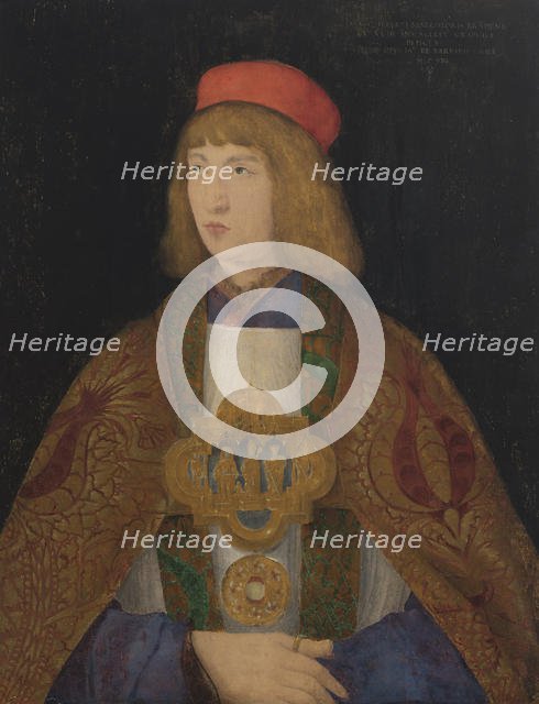 Potrait of Albrecht of Brandenburg (1490-1545), 1508. Creator: De' Barbari, Jacopo (c. 1445-c. 1516).