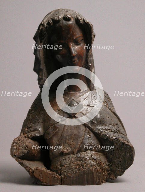 Bust of a Women, French, 14th century. Creator: Unknown.