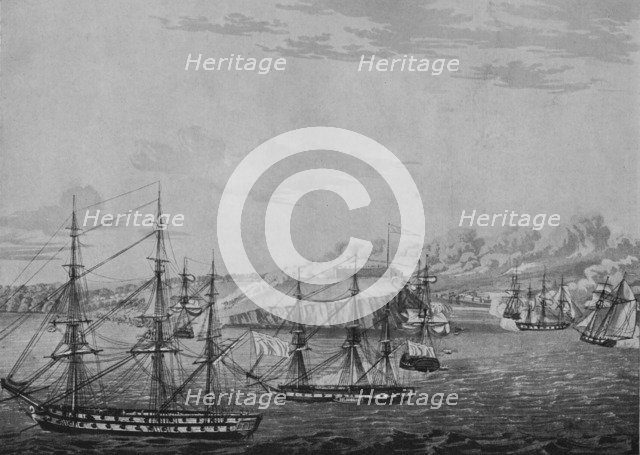 'The Fall of Oswego', c1815. Artist: Robert Havell.