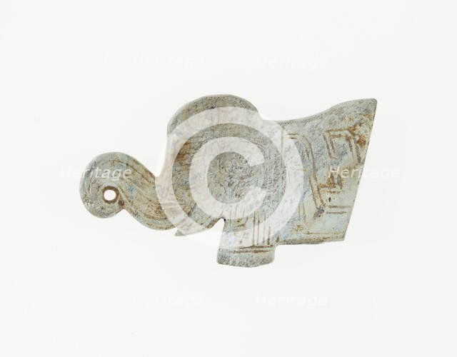 Elephant Pendant, Shang period, 13th-11th century B.C. Creator: Unknown.