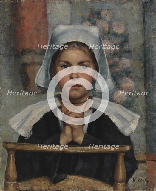 At Church, 1884. Creator: Maria Wiik.