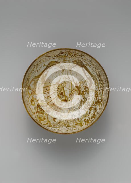 Bowl with Musicians in a Garden, Iran, late 12th-early 13th century. Creator: Unknown.