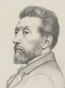 Portrait of the composer Jules-Laurent Duprato (1827-1892), 1880. Creator: Boulanger, Gustave Clarence Rodolphe (1824-1888).