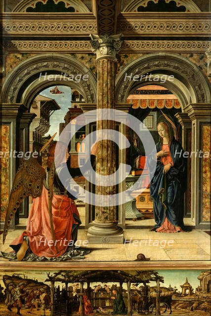 The Annunciation, 1470-1472. Creator: Francesco del Cossa (1436-1478).