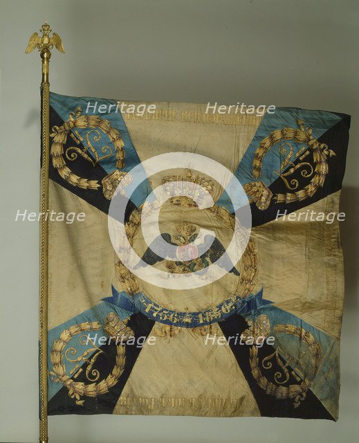 Banner of the Life-Guards Grenadier Regiment, 1879. Artist: Flags, Banners and Standards  