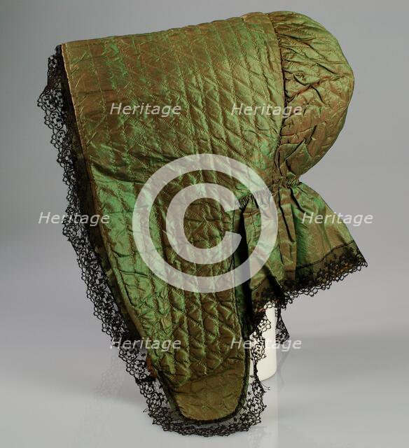 Bonnet, American, ca. 1850. Creator: Unknown.