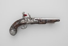 Combination Flintlock Pistol and Concealed Dagger, Italian, Bargi, ca. 1690. Creator: Matteo Cecchi.