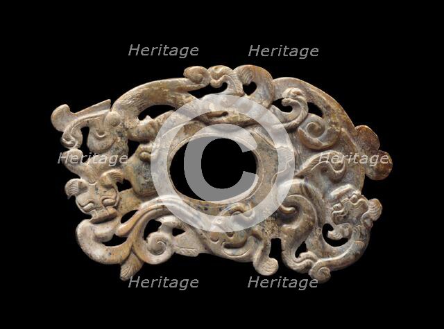 Pendant in Form of an Archer's Ring, Western Han dynasty (206 B.C.-A.D. 9). Creator: Unknown.