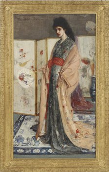 The Princess from the Land of Porcelain (La Princesse du pays de la porcelaine), 1863-1865. Creator: James Abbott McNeill Whistler.