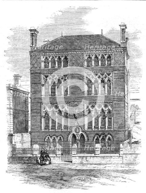 Asylum for the Blind at Brighton, opened on Tuesday, 1861. Creator: Unknown.